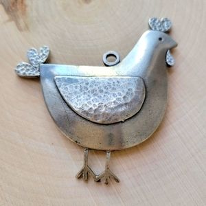 Chicken Christmas Ornament Handmade by Beehive Handmade